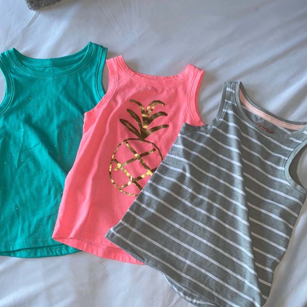 set of 3 toddler tanks
